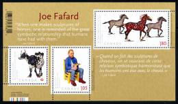 Canada (Scott No.2523 - Joe Fafard) [**]  BF / SS - Blocks & Sheetlets