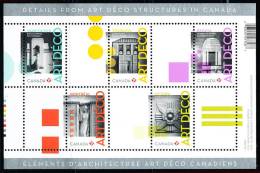 Canada (Scott No.2471 - Art Deco) [**] (P) BF / SS - Blocs-feuillets