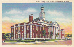 Missouri Independence Jackson County Court House 1945 Curteich - Independence