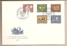 Svizzera - Busta FDC Con Serie Completa: Pro Patria - 1958 * G - Briefe U. Dokumente