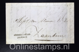 Great Brittain , Complete Letter + Invoice 1859  London To Zaandam The Netherlands - Marcofilia