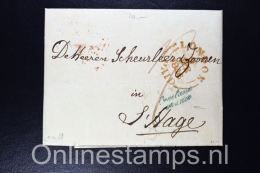 Great Brittain 1846 Complete Letter London To The Hague The Netherlands,  Cancel Engeland Franco - Marcophilie