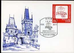 DDR P99 Postkarte PRAGA Sost. 1988  Kat. 6,00 € - Postkaarten - Gebruikt