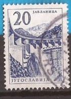 1961 973-89  TECHNIK ARCHITEKTUR  JUGOSLAVIJA JUGOSLAWIEN  BOSNIEN WASSERKRAFTWERK JABLANICA  USED - Used Stamps