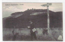 Luftkurort Health Resort Walker Sign Post Augustusburg Im Erzgebirge Germany 1910c Postcard - Augustusburg