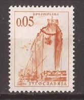 1966  1164-72   TECHNIK ARCHITEKTUR  JUGOSLAVIJA JUGOSLAWIEN  SCHIFF AUF DER WERFT  MNH - Ungebraucht