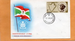 Burundi 1962 FDC - Gebraucht