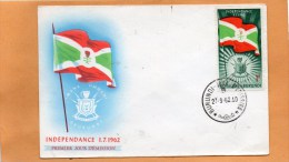 Burundi 1962 FDC - Gebraucht