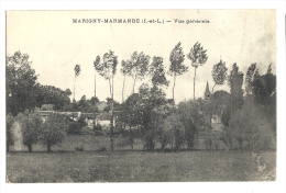 Cp, 37, Marigny-Marmande, Vue Générale, Voyagée 1925 - Other & Unclassified