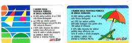 TELECOM ITALIA  (SIP)  OMAGGIO PRIVATE - C&C 3221.3222 - TELEFONIA PUBBLICA IN EMILIA   -  NUOVE (RIF. CP) - Privées - Hommages