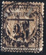 GUADELOUPE  1889 Alphée Dubois  30 C Surchargé 25 C.  Yv 9  Signé R. Calves - Usati