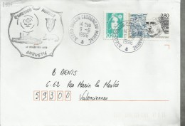 FRANCE 1996 Timbre Sur Lettre N°2994 Jacques Rueff, Le Nouveau Franc - Lettres & Documents