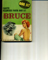 OS117 CARTE BLANCHE JEAN BRUCE  SEUIL 1965USURES 190 PAGES - Presses De La Cité