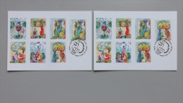 UNO-New York 1063/4 Maximumkarte MK/MC, ESST, Friedliche Visionen - Cartoline Maximum
