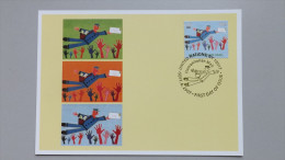 UNO-New York 1074 Sc 980 Maximumkarte MK/MC, ESST, Humanitäre Postsendungen - Maximumkaarten