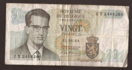 België Belgique Belgium 15 06 1964 20 Francs Atomium Baudouin. 2 Y 2464268 - 20 Francs