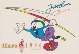 JEUX  OLYMPIQUES D'ATLANTA 1996 : JAVELOT  IZZY  MASCOTTE DES JEUX - Olympische Spelen