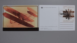 UNO-New York 923/4 Sc 840/1 Maximumkarte MK/MC, ESST, 100. Jahrestag Des Ersten Motorfluges Der Brüder Wright - Maximumkaarten