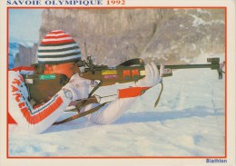 JEUX  OLYMPIQUES D'ALBERTVILLE 1992 : BIATHLON - Olympische Spiele