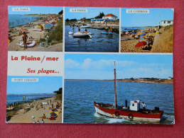 Dep 44 , Cpm LA PLAINE Sur MER , 467 , Ses Plages , Multivues (595)Recto/Verso - La-Plaine-sur-Mer