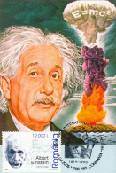 ALBERT EINSTEIN, SCIENTIST, CM, MAXICARD, CARTES MAXIMUM, 2005, ROMANIA - Albert Einstein