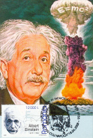 ALBERT EINSTEIN, SCIENTIST, CM, MAXICARD, CARTES MAXIMUM, 2005, ROMANIA - Albert Einstein