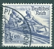 DR Mi. 615 Gest. Olympische Spiele 1936 Berlin Rudern - Estate 1936: Berlino