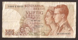 België 50 Frank 14-5- 1966 -NO: 1060 Y 0049 - 50 Francs