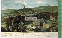 Lobenstein. Blick V.d. Gallenleite -1903 -Verlag: Louis Glaser, Dresden 1761,   Postkarte Mit Frankatur, Mit Stempel - Lobenstein