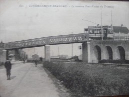 CPA Coudekerque Branche. Le Nouveau Pont Viaduc Du Tramway.Tramway Pub Chocolat Menier - Coudekerque Branche