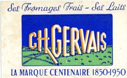 BUVARD BUVARDS CH GERVAIS SES FROMAGES FRAIS SES LAITS - Produits Laitiers