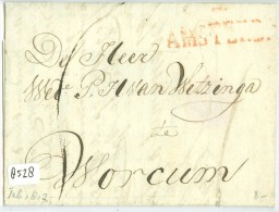 E.o. HANDGESCHREVEN BRIEF Uit 1817 Van AMSTERDAM Naar WORCUM  (8528) - ...-1852 Prephilately