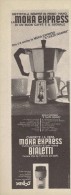 # BIALETTI MOKA CAFFE´ 1950s Advert Pubblicità Publicitè Reklame Coffee Pot Cafetiere Cafè Moca Mokka Kaffeemaschine - Posters