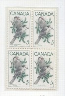 Canada  **    N° 399 - Geais Gris  _ Bloc De 4 - - Unused Stamps