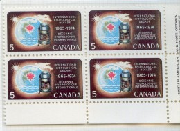 Canada  **    N° 402 -  Décennie Hydrologique . Bloc De 4 - - Unused Stamps