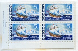Canada  **    N° 403 -  Voyage Du "Nonsuch" . Bloc De 4 - - Unused Stamps