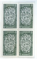 Canada  **    N° 414 -  O.I.T -  Bloc De 4 - Unused Stamps