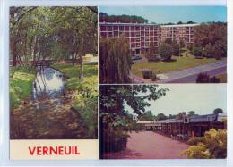 9016. VERNEUIL - Carte 3 Vues - Le RUISSEAU - CENTRE COMMERCIAL De La GARENNE - La RESIDENCE - Verneuil Sur Seine