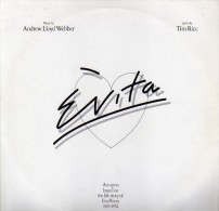 * 2LP *  EVITA - ANDREW LLOYD WEBBER / TIM RICE  (Holland 1976 EX-!!!) - Musicals