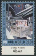 United Nations New York 2000 Mi 836 SG 824 ** “Crossing” / Kreuzung - Masakazu Takahata (*1962) Japanese Painter / Maler - Unused Stamps
