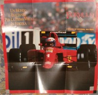 POSTER FERRARI FORMULA 1 FABBRI EDITORI CM. 60X60 I BOLIDI LE VITTORIE GLI EROI B3 - Moteurs