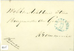 BRIEFOMSLAG Uit 1850 Van AMSTERDAM Aan De BURGEMEESTER Te  KROMMENIE (8515) - ...-1852 Prephilately