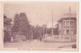 Carte Postale Ancienne "Ste Geneviève"(60) Rue Ste Geneviève Et Rue Galliéni - Sainte-Geneviève