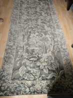 VINTAGE : ANCIENNE TAPISSERIE PAYSAGE AUX OISEAUX (GRANDE TAILLE EN HAUTEUR) - Rugs, Carpets & Tapestry