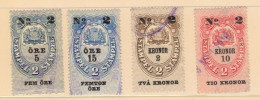 OLD ASSIGNMENT REVENUE STAMP STEUERMARKE TIMBRE FISCAL  SWEDEN SCHWEDEN SUEDE Early 1900-ties  - Stämpel2stämpel - Fiscales