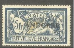 ANDORRE STAMP TIMBRE N° 21 \" MERSON 5F BLEU ET CHAMOIS 1931 \" NEUF Xx TTB SIGNE - Other & Unclassified