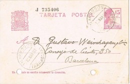 8976. Entero Postal VILARRODONA (Tarragona) 1933. Republica - 1931-....