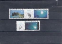 140013080  POLINESIA  FRANCESA  YVERT  Nº  485/7  **/MNH - Unused Stamps