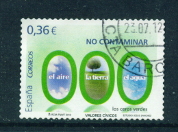 SPAIN  -  2012  Civic Duty  36c  Used As Scan - Usati