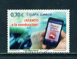 SPAIN  -  2012  Civic Duty  70c  Used As Scan - Oblitérés